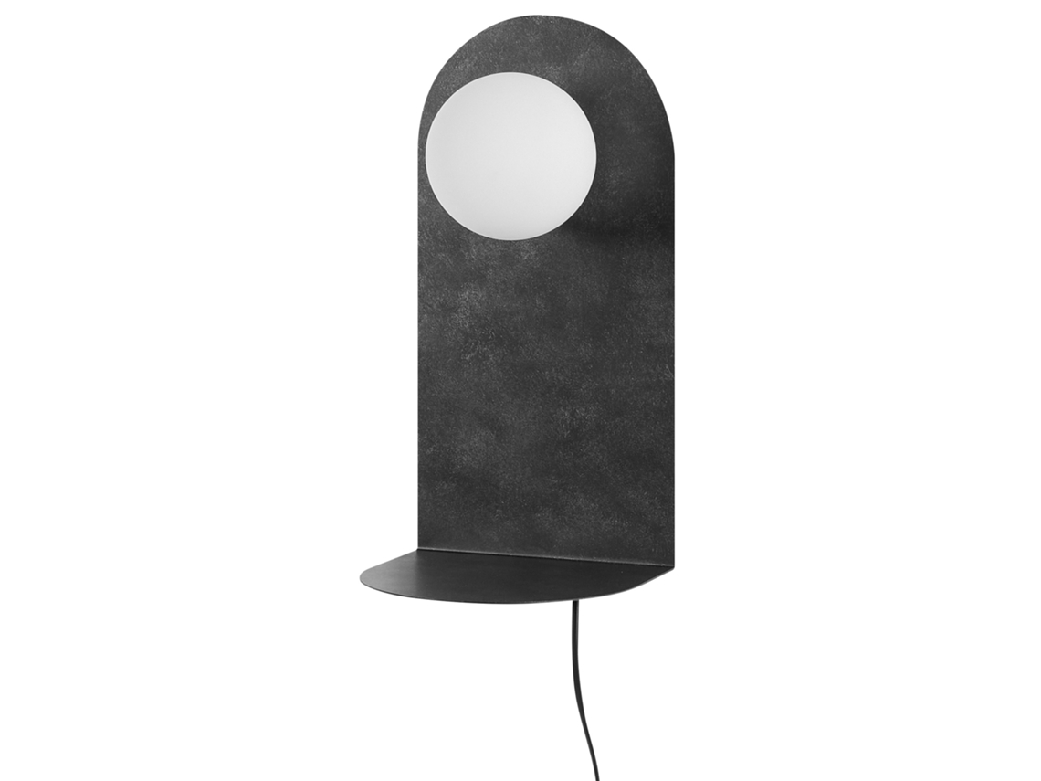 Lámpara de pared BELIANI Mapi de Acero Gris 20x18x40