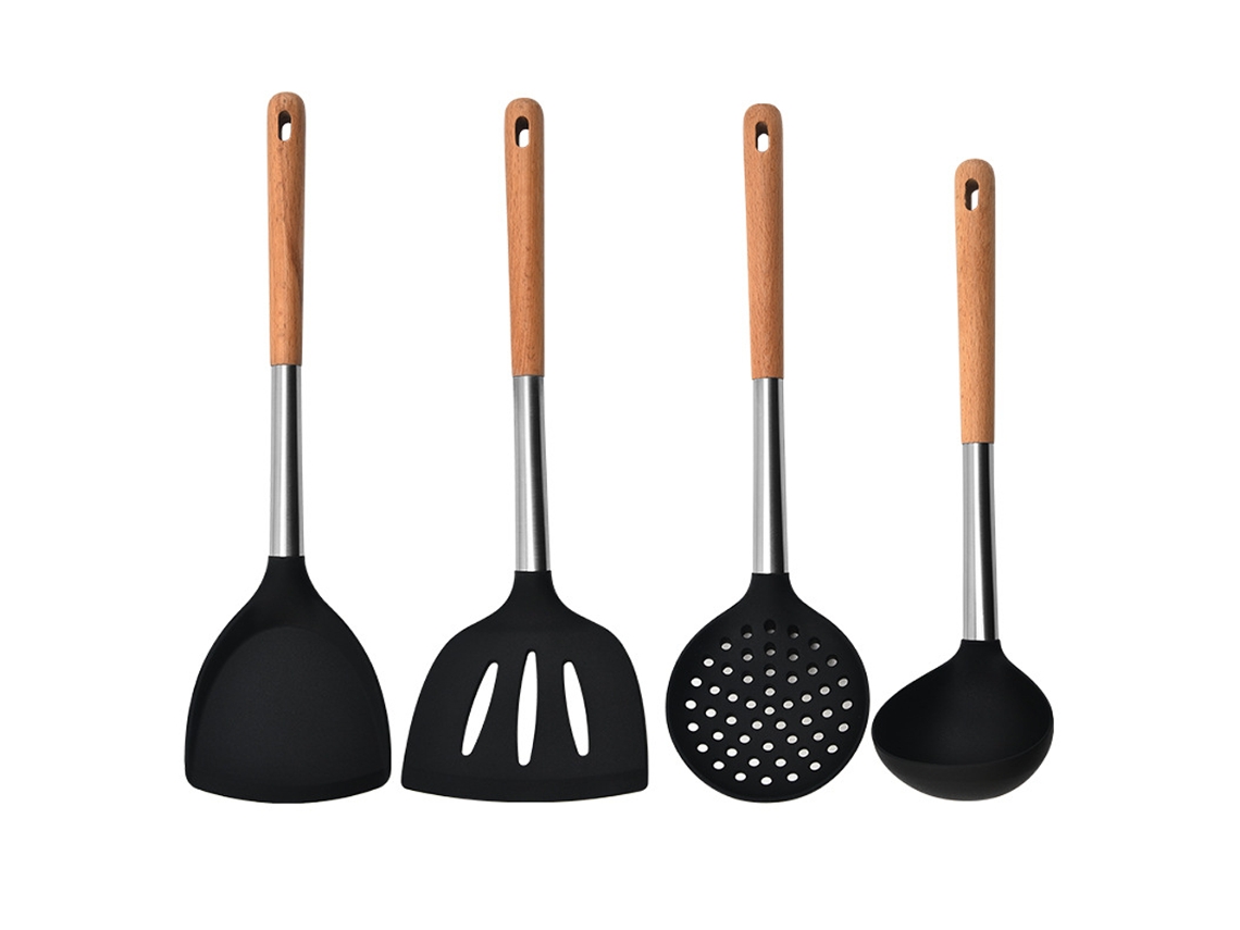 Juego De Utensilios De Cocina De Silicona - Resistente Al Desgaste - Regalo Para Amantes De La Cocina JEIIBRZUI