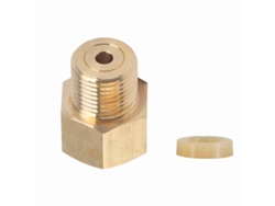 Adaptador Convertidor De Tanque De Co2 W21.8 Cga320 Para Acuario, Latón