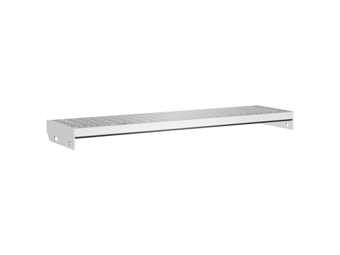 Peldaño de rejilla acero galvanizado VIDAXL (90 x 24 x 7 cm)