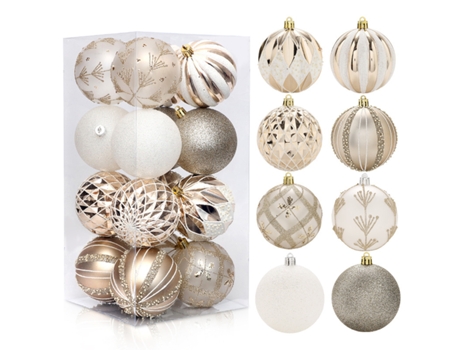 Adorno de Árbol de Navidad TUSERXLN Plástico Beige