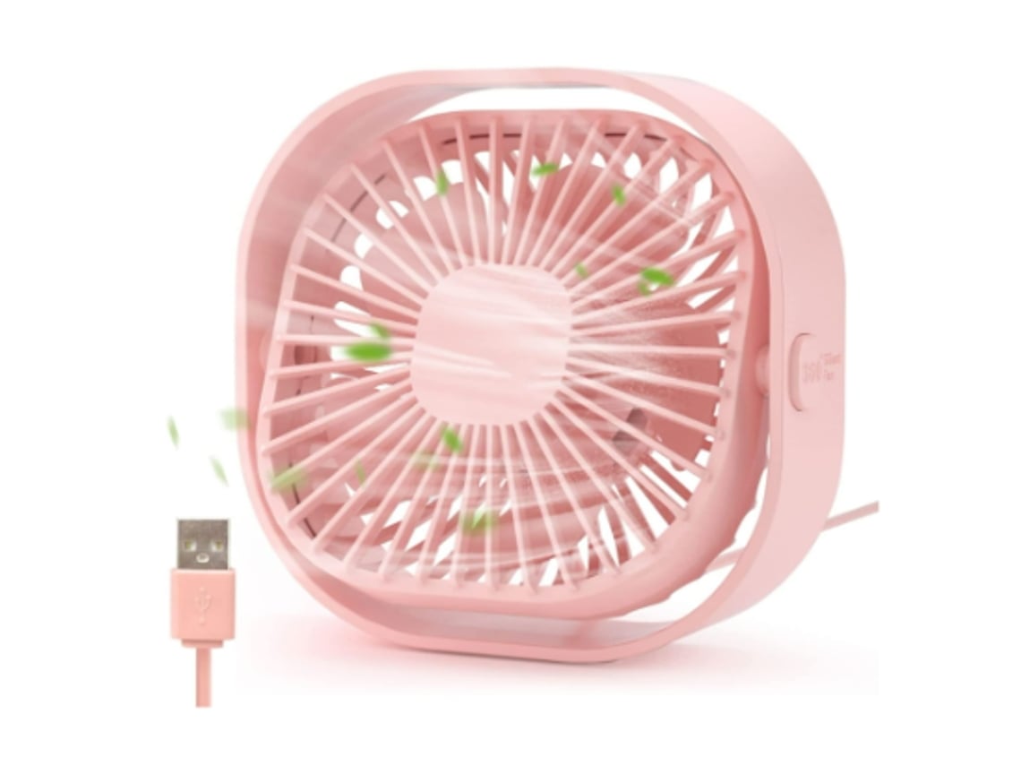 Mini ventilador Yizhood (3 velocidades, 5 W, diámetro 13 cm)