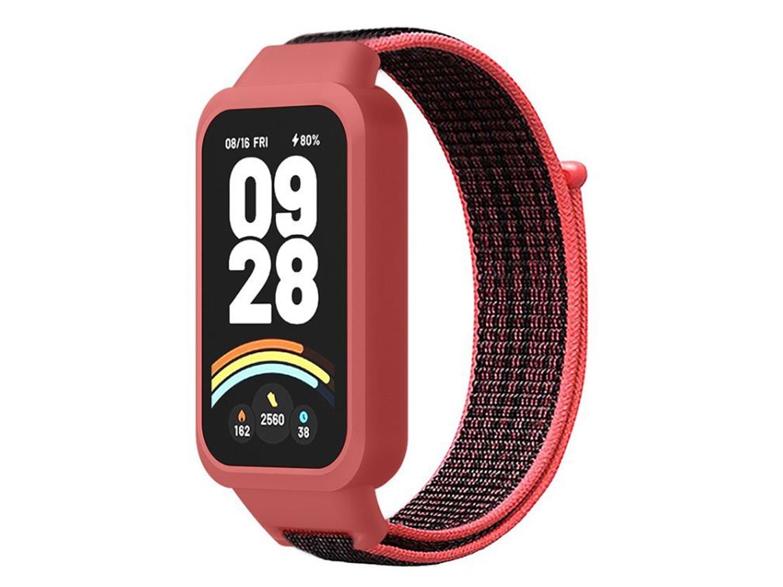 Funda para Xiaomi Smart Band 9 Active / Redmi Band 3 - Plástico - Correa de nailon integrada