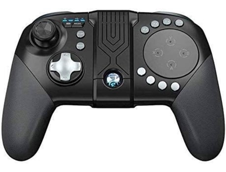 Controlador móvel para a maioria dos jogos, gamepad móvel joystick controlador de jogo sem fio para android / ios(preto)