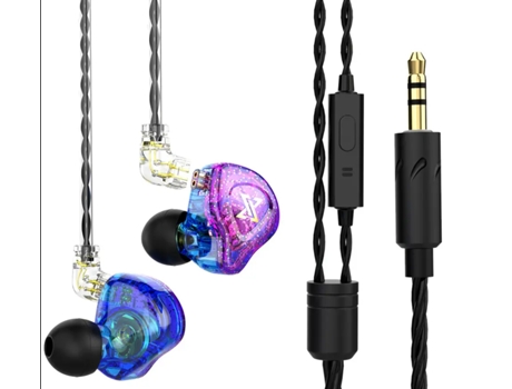 Auriculares con Cable OHPA Color microauricular interno Qkz Ak6 Pro con cable