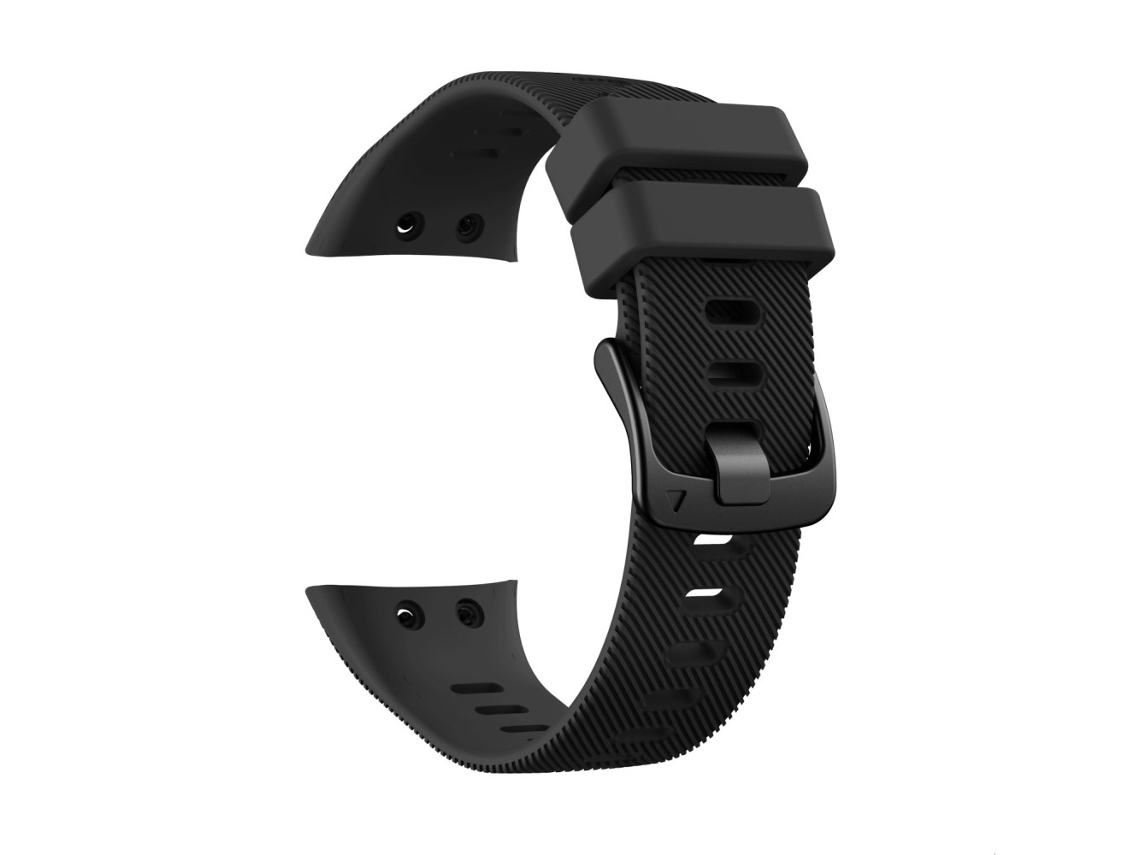 Correa de Silicona hebilla negra para Garmin Forerunner 45 - negro