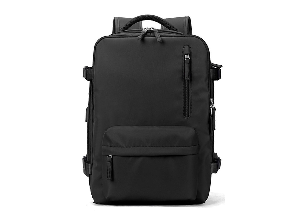Mochila para portátil de 16 pulgadas para mujeres y niñas, ideal para la universidad, la escuela, viajes, trabajo, uso casual y ligera, en color negro.