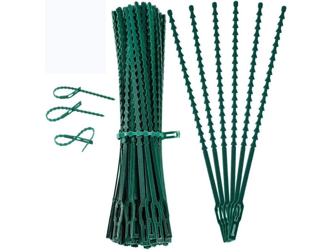 50 Bridas Ajustables Para Plantas De 170 Mm, De Plástico Flexible, Reutilizables, Para Jardinería Y Organización De Cables.
