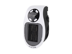 Calefactor Cerámico Con Enchufe, Mando A Distancia, Termostato Y Pantalla Digital. Portátil, Recargable Y Compacto, Ideal Para El Hogar, Los