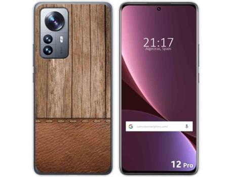 Carcasa para Xiaomi 12 Pro 5G TUMUNDOSMARTPHONE Dibujos Madera 09 Multicolor