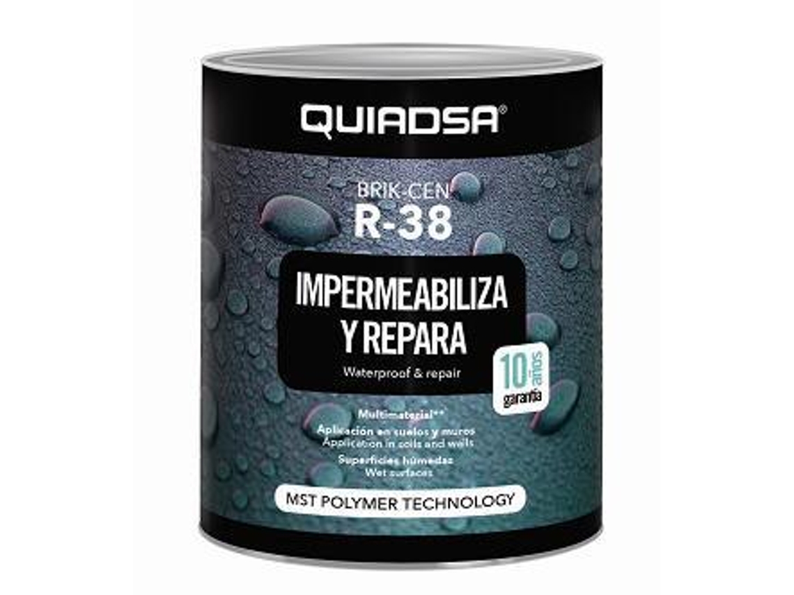 Impermeabilizante 1Kg.Brik-Cen R-38 Negro QUIADSA