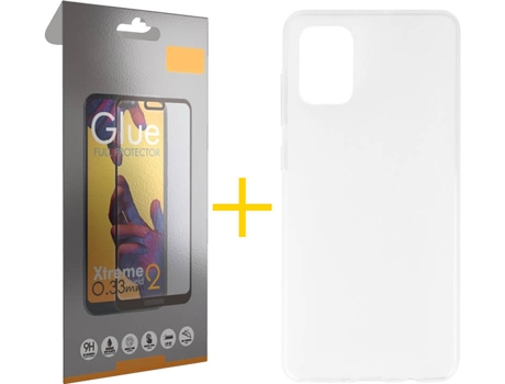 Kit Funda + Protector de Pantalla Samsung Galaxy A71 5G SKYHE Full (Transparente)