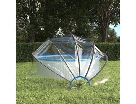 Cúpula para Piscina VIDAXL redonda (376x188 cm - PVC)