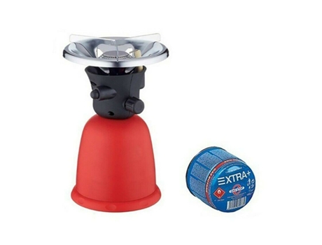 Hornillo camping gas cocina acampada campo playa + Cartucho 190g EXTRASTAR