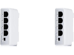 Extensor De Cascada Pasivo Poe De 4 Puertos De 1 A 3, 2 Piezas, Ieee802.3af, 100 Mbps Para Conmutador