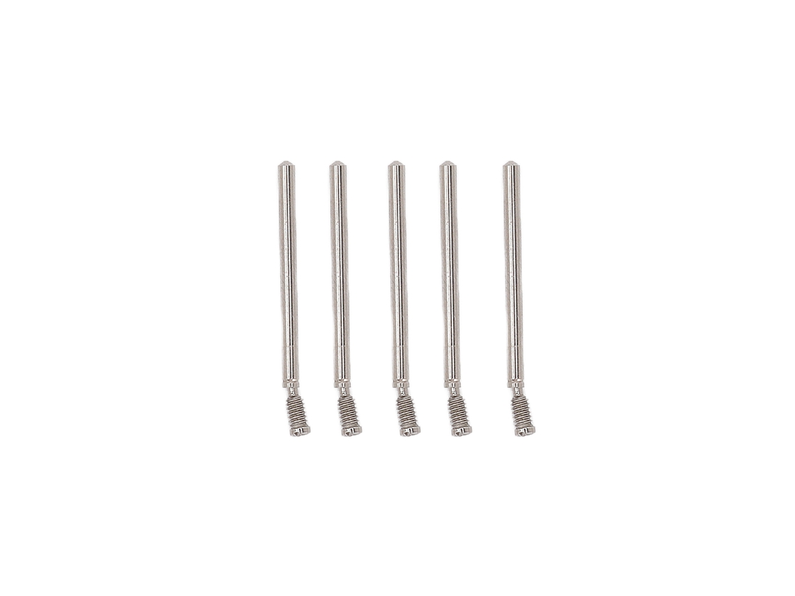 5 Piezas De Pasadores De Enlace De Tornillos Para Correas De Reloj, Herramienta De Reparación De Acero 0.50x0.05in M0.06in