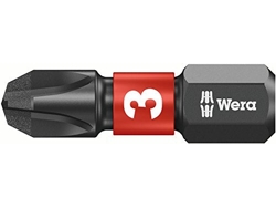 Punta de Llave de Impacto INDOOSTRIAL Wera 851/1�Impaktor Bits Phillips x 25�mm gama (3 x 25 mm)
