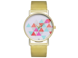 Relógio Quartz Ccq Feminino Moda Retro Punk Algarismos Romanos Pulseira De Pu Vermelho