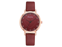 Reloj De Pulsera Casual Lvpai Para Mujer, Color Negro, De Piel Sintética Con Esfera Cuadrada.