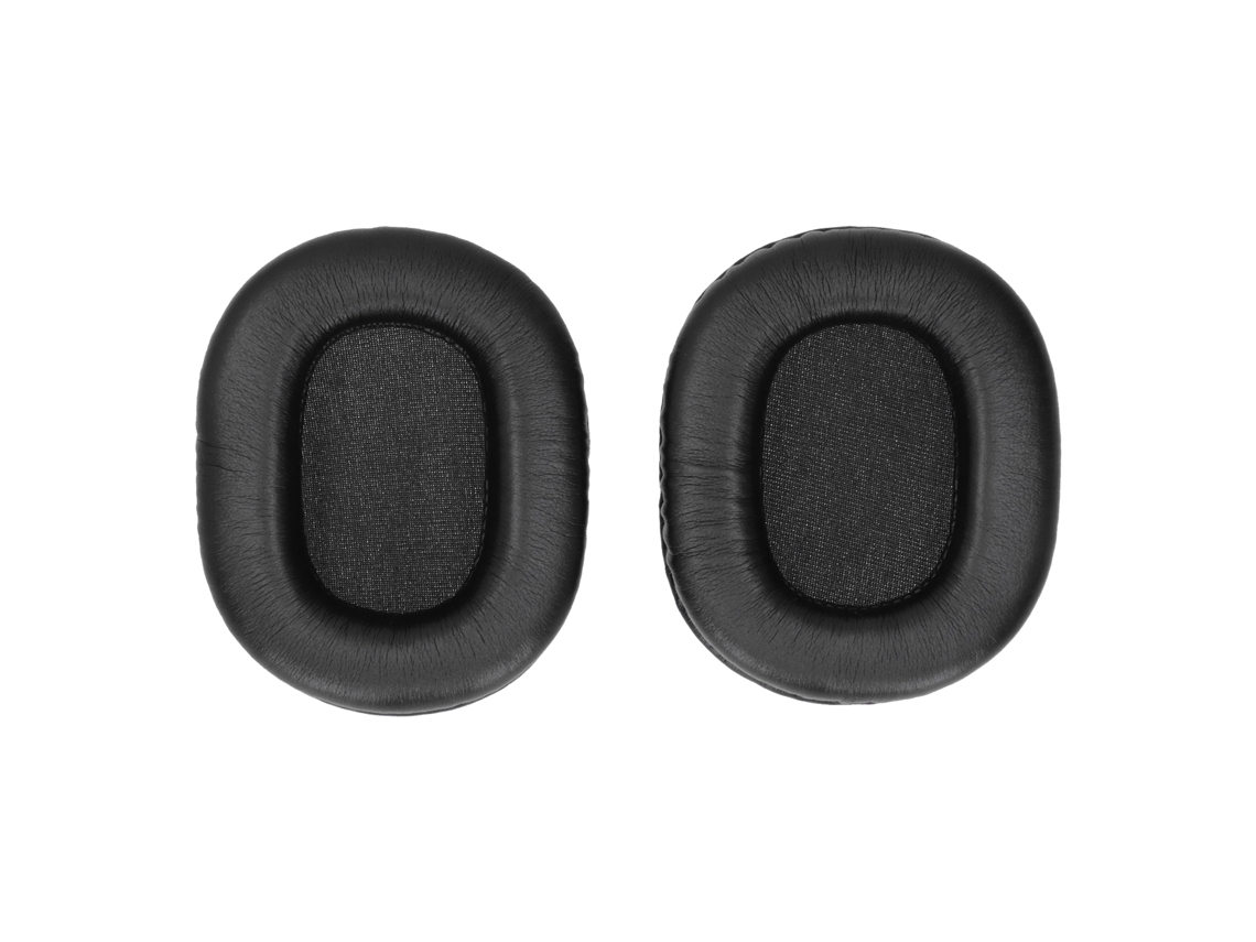 Almofada De Ouvido Couro Proteico Preto Para Audiotechnica M50 M50s M20 M30 M40 Ath-sx1 Sony7506 V6
