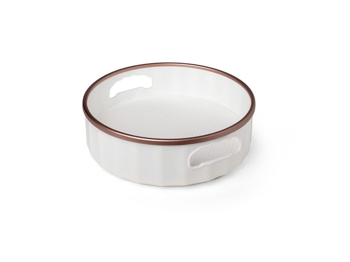 2026da-organizador Giratorio De 360 Grados Para Especias, Maquillaje Y Accesorios Artesanales (oro Rosa, Grande)