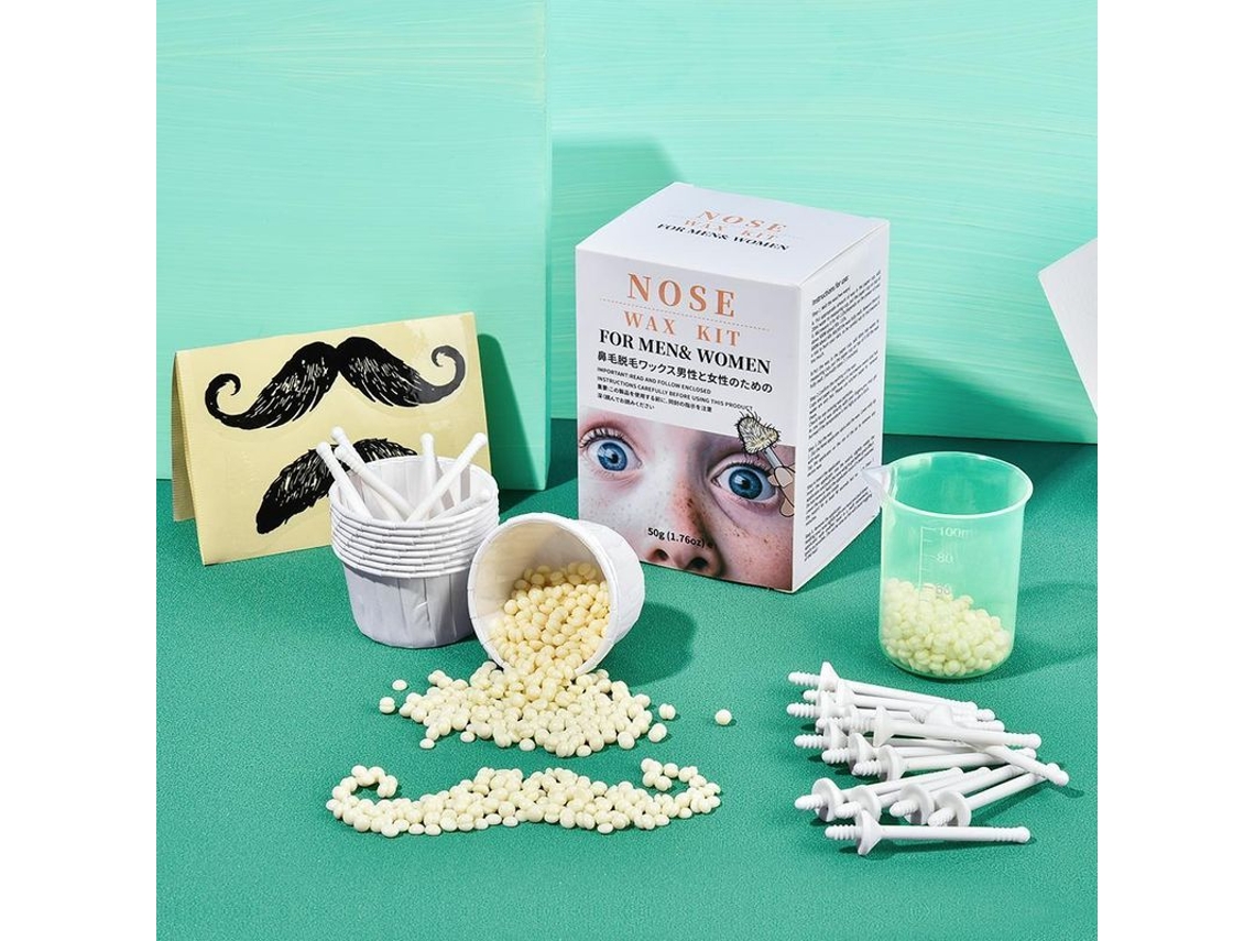 Kit Portátil De Depilación Nasal Con Cera De 50 G Para Hombres Y Mujeres: Depilación Nasal Rápida E Indolora, Zfz Beauty Tools