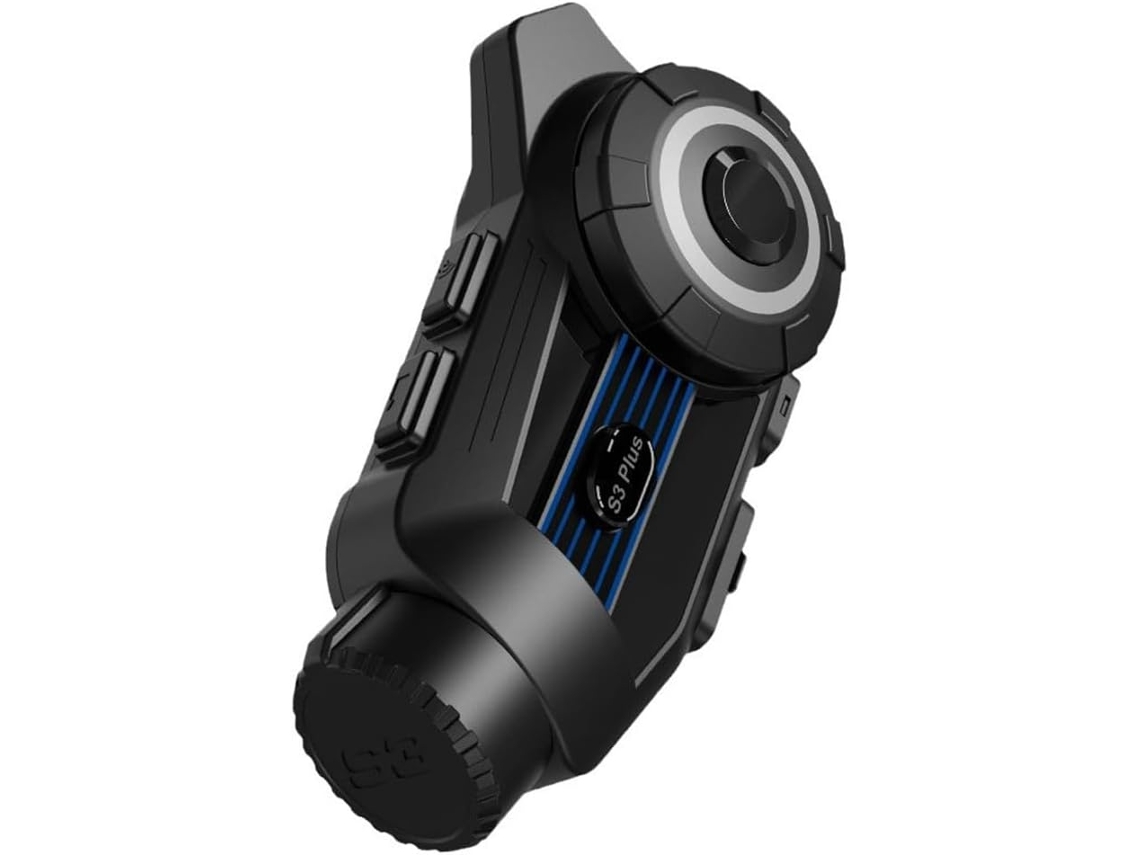 Auriculares Con Intercomunicador Bluetooth Para Casco De Motocicleta S3 Plus, Grabadora De Vídeo 2k Dvr, Cámara De Salpicadero Gran Angular.