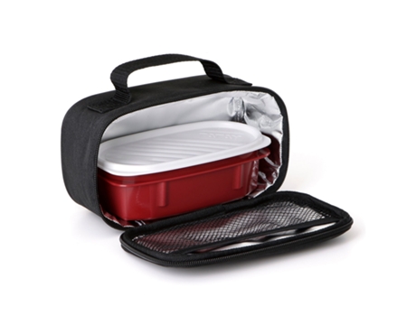 Bolsa Térmica Porta Alimentos Urban Food Casual Mini Tatay 1168100 (Negro-21.5 x 9 x 12 cm)