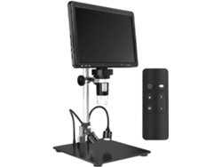 Microscopio Con Pantalla Grande De 10,1" Y Zoom De 1500x, Ideal Para Aficionados Y Profesionales.