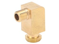 Conector De Codo De Latón De 90 Grados Para Sistema De Lubricación Por Compresión De 6 Mm M8 X 1 Pl608