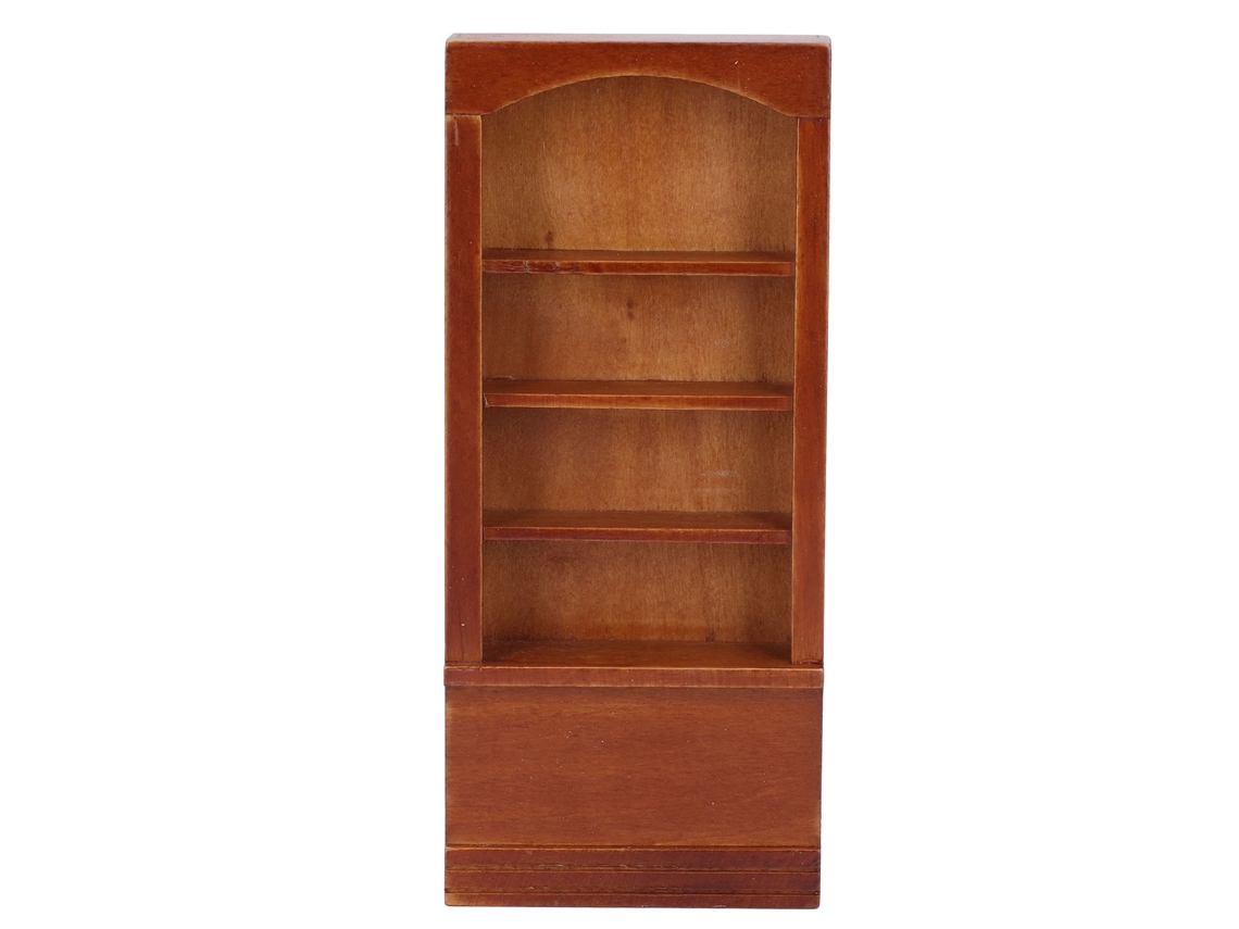 Librería En Miniatura Para Casa De Muñecas, Escala 1:12, Madera De Abedul.