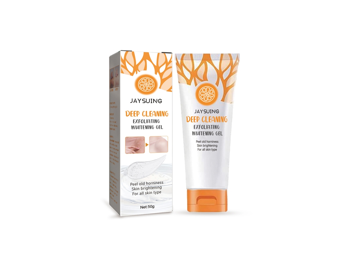 Gel corporal exfoliante, iluminador e hidratante con cítricos, niacinamida y vitamina C.