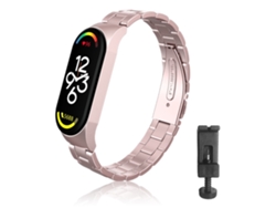 Pulsera De Reemplazo Compatible Con Xiaomi Mi Band 7. Correa De Acero Inoxidable