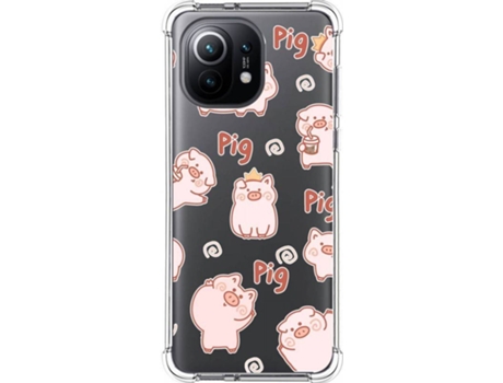 Carcasa Xiaomi Mi 11 5G TUMUNDOSMARTPHONE Cerdos Multicolor