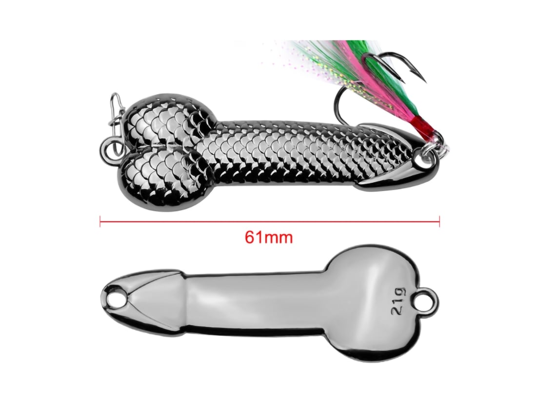 Lure De Pesca Spoon Con Secuencias Y Pluma, Cebo De Metal 21g 61mm, Para Agua Dulce Y Salada Negro