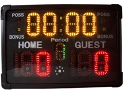 Marcador Digital Electrónico Led Para Baloncesto, Tablero Deportivo Led Multifuncional, Para Montaje En Pared.