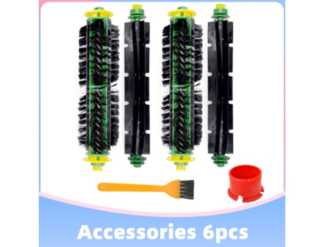 Repuestos de cepillo batidor Flexible apto para Irobot Roomba serie 500 520 530 540 550 560 piezas de aspiradora robótica doméstica