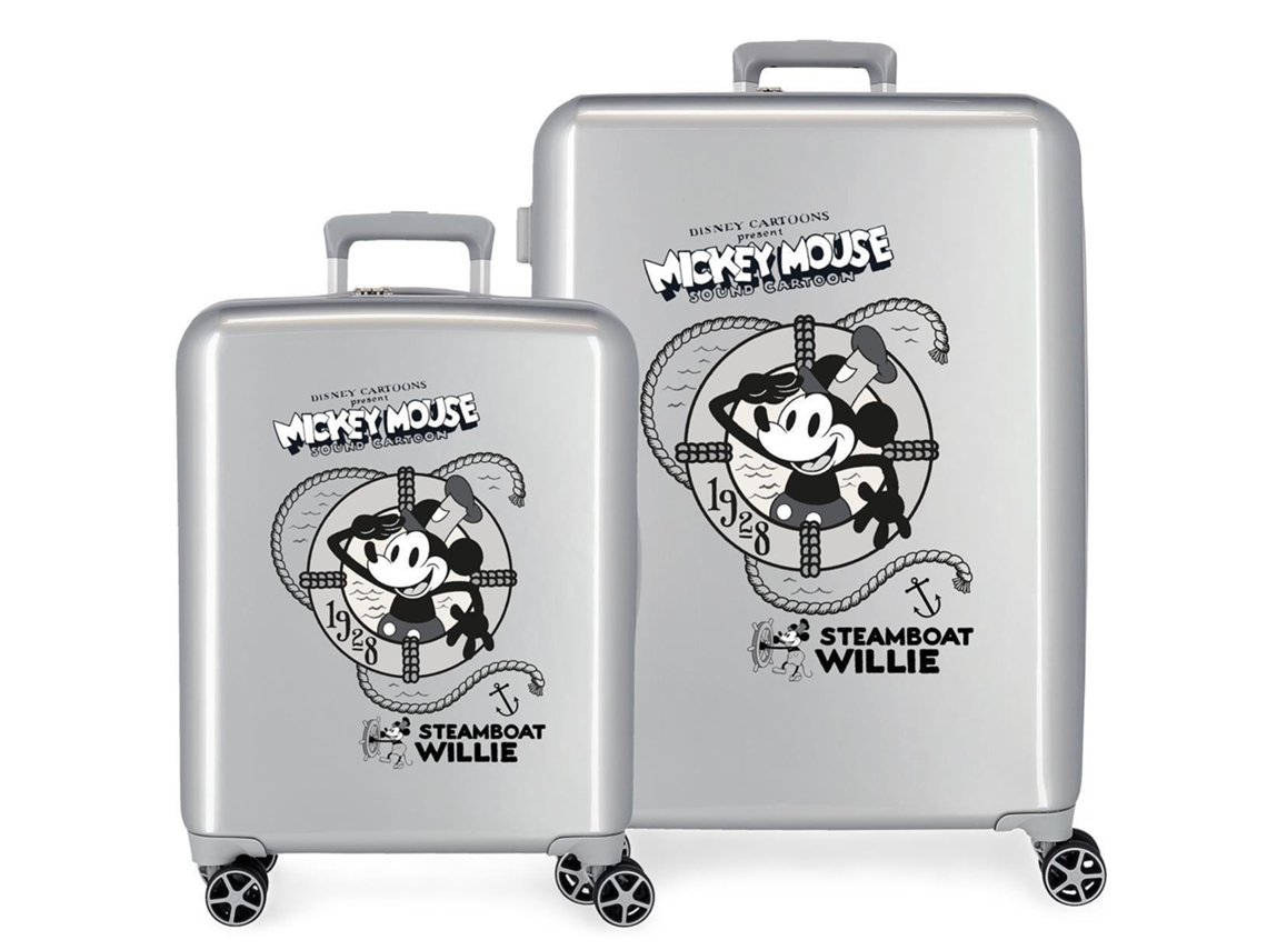 Juego De Maletas Disney Joyful Plata (70x50x29cm - 119l)