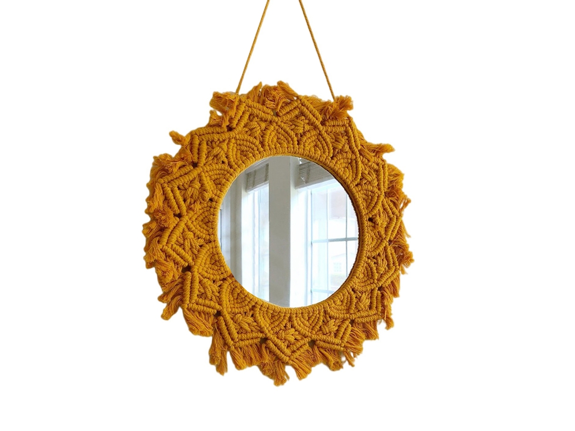 Tapiz de pared creativo de estilo nórdico bohemio para decoración de interiores.