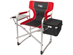 Silla de Camping AKTIVE Rojo (61x48x92.5 cm - Aluminio y Poliéster)