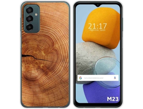 Carcasa para Samsung Galaxy M23 5G TUMUNDOSMARTPHONE Dibujos Madera 04 Multicolor