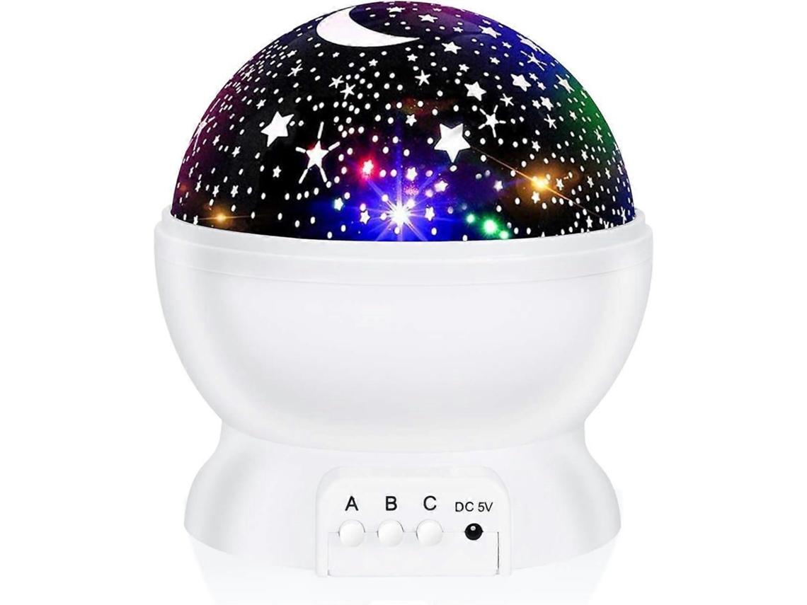 Luz nocturna ideal para niños, luz de noche infantil, proyector de estrellas, proyector de estrellas nebulosas. Rosewell