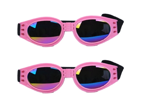 Gafas protectoras para perros Gafas de sol para perros con correa ajustable Gafas de sol Protección UV impermeable para perros ELKUAIE