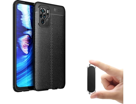 Carcasa y Soporte Xiaomi Redmi Note 10 4G Rugged Leather
