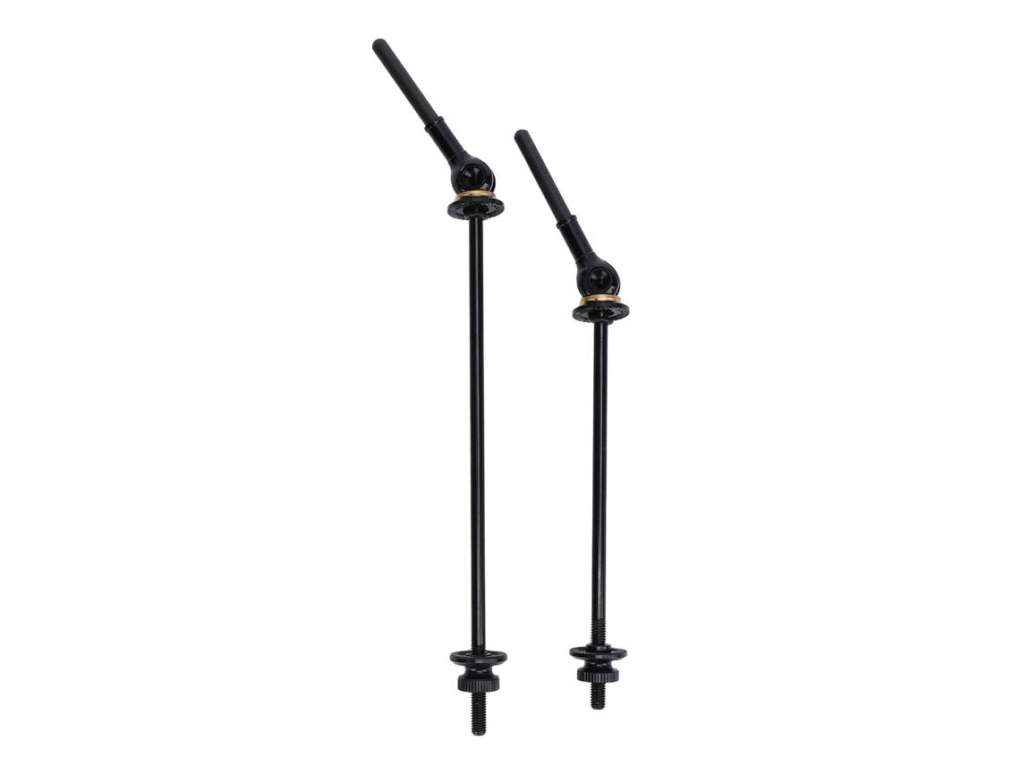 Pasador De Liberación Rápida Ergonómico Para Ciclismo, Acero De Titanio Con Mango De Carbono, Negro, Para Ruedas Delanteras Y Traseras.