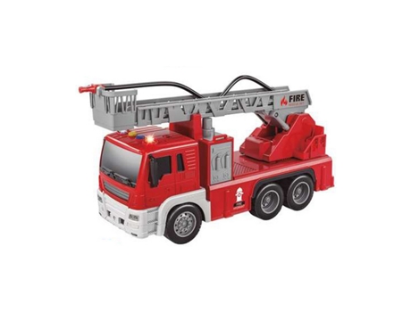 Camión BIGBUY FUN de Bomberos 14,5 x 8 x 28 cm Rojo Edad Mínima Recomendada: 3 años)