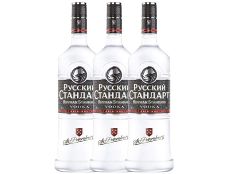 Vodka RUSSIAN STANDARD Russian Standard Russian Standard (1 L - 3 unidades)
