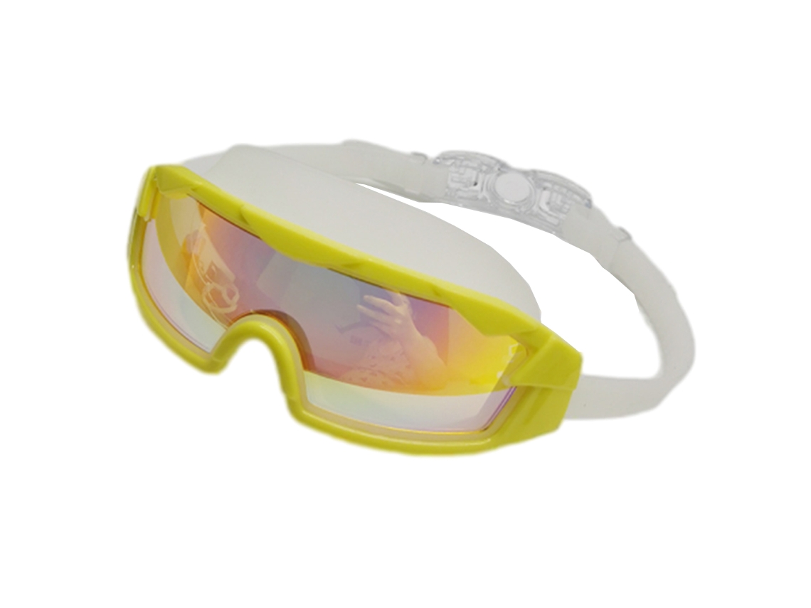 Gafas de natación para niños Kofihety con montura grande, galvanizadas, impermeables y antivaho.