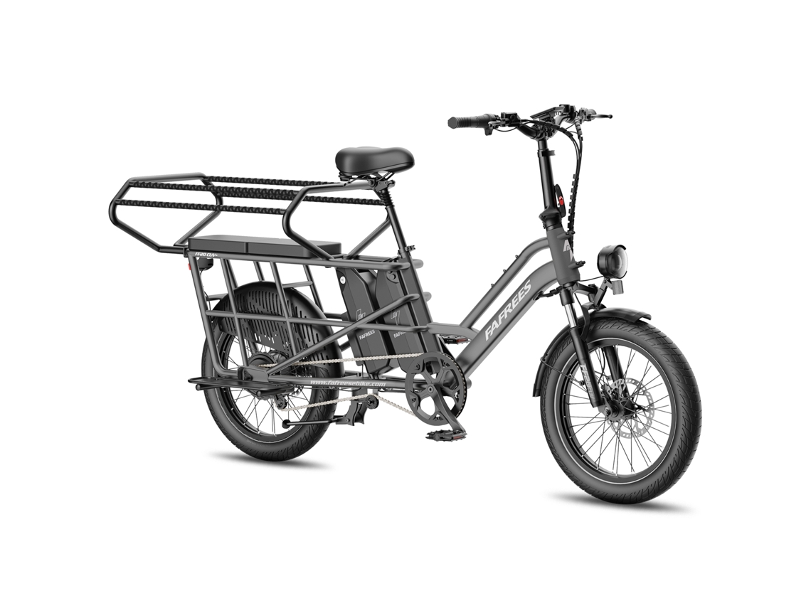 Bicicleta Eléctrica Fafrees Ff20 Cuv Longtail, 12 Ah X 2 Baterías, 250 W