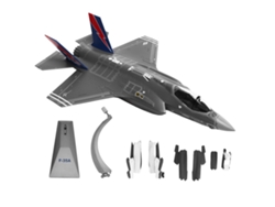 Maqueta de avión F35a de metal a escala 1:72 para mayores de 14 años.